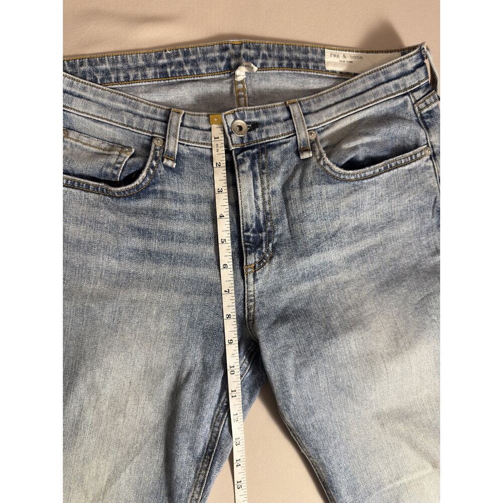 Rag & Bone Dre Low-Rise Slim Boyfriend Women's Jeans Stella Size 28 - Picture 7 of 14